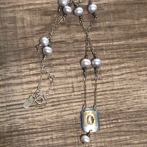 Holly Yashi Sterling moonstone necklace
